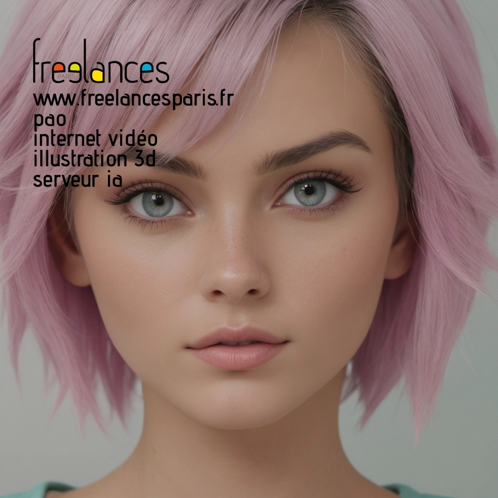 Pao mise en page internet vidéo illustration 3d serveur IA générative AI freelance paris studio de création magazines 8l4l99k0